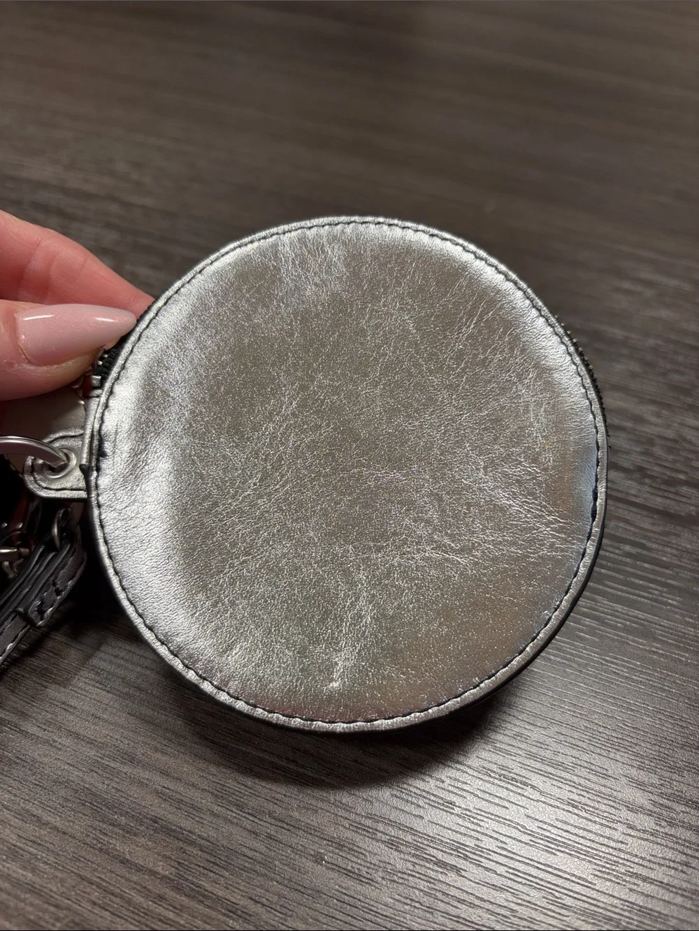 Fossil Rio 3-in-1 Silver Leather Wristlet Set - New with tags